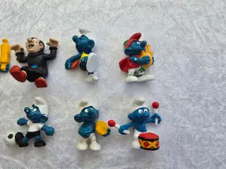 10 Stk. Smølfer sælges samlet