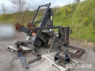Kran HMF / jake - 3200kg - med beslag til Valtra 8450