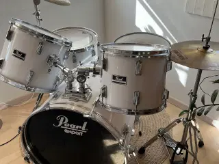 Pearl Trommesæt hvid