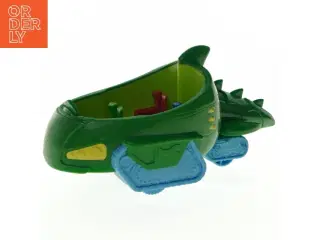 Grøn plastik legetøjsbåd, pj mask (str. 17 cm)