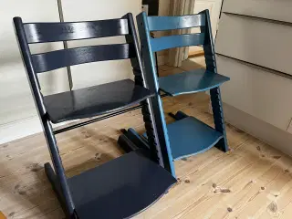 1 tripp trapp stole i blå