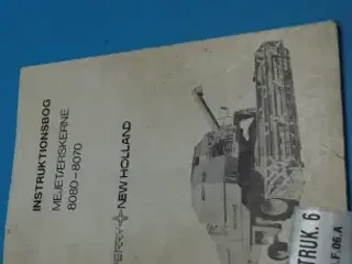 New Holland 8070 - 8080 Instruktionsbog (DK)