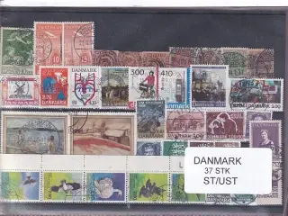 Danmark Samling - 37 Stk. Stemplet/Ustemplet