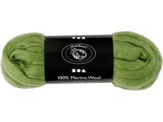 Merinould Kaktus 21 my - 100g til Filting & Spinding