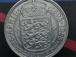 2 kr 1923 erindringsmønt, sølv