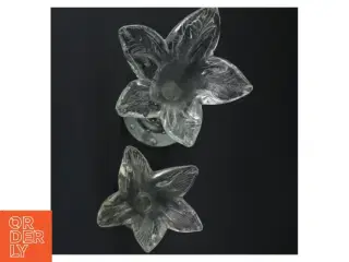 Glasvaser med blomsterform (str. H. 21-26 cm)