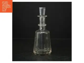 Glaskaraffel med prop (str. 21 cm)