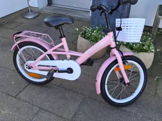 Lyserød pigecykel