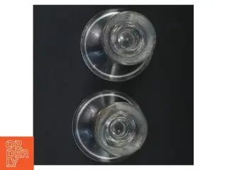Glas lysestager (str. 10 cm)