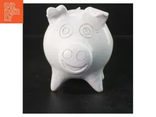 Keramik griseformet beholder (str. 22x12 cm)