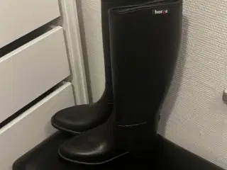 Sorte ride gummistøvler