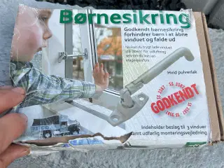 Ny børnesikring til vindue