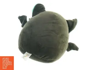 Squeeze mellow - Sort plysdyr med turkis detaljer fra Squishmallows (str. 22 x. 20 cm)