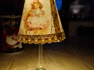 Vintage Lampe skærm Handmade 