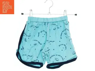 Blå shorts med tryk fra Piteku (str. 104)