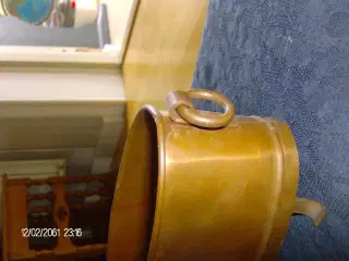 Kobber urtepotte 