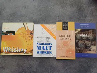 4 whiskybøger diverse