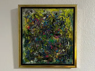 Originalt Abstrakt Maleri – Energi & Farver