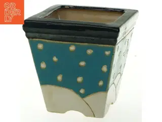 Keramisk urtepotte (str. 13x8x8 cm)