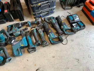 Sortiment accu. værktøj, MAKITA