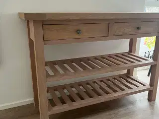Konsolbord i massivt egetræ 