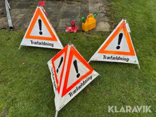 Skilte, nedfiringsblok, dunk