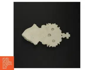 Antikt vievandsk kar Porcelæn vægophæng (str. 22 x 10 cm)
