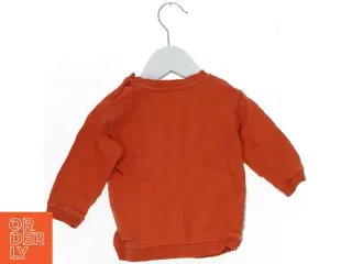 Orange sweatshirt med hundemotiv fra H&M (str. 74)