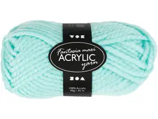 Fantasia Polyacrylgarn, L: 35 M, Maxi, mint grøn, 50g/ 1 ngl.