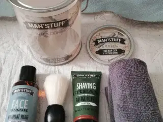 Barbersæt "MAN'STUFF" m.m.
