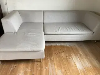 Sofa med chaiselong 