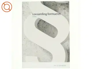 Lovsamling formueret (bog) fra Plesner