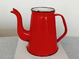 Kaffekande Rød emalje