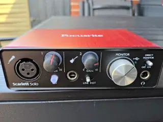 Focusrite Scarlett Solo 2in2 Usb audio interface 