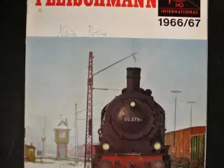 tysk katalog over fleischmann h0 1966/67