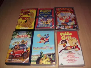 4 stk VHS børnefilm