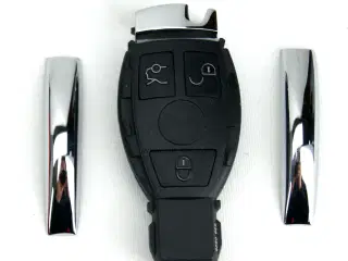 Bilnøgle reparations kit til Mercedes 3 knaps nøgle hvor printet kan trække ud af bagenden