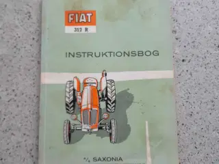 Instruktionsbog Fiat 312 R