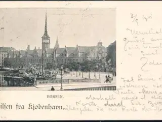 Hilsen fra Kjøbenhavn - Børsen - E.O. u/n