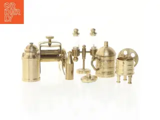 Sæt af miniature messing dekorationer (str. 5 cm)