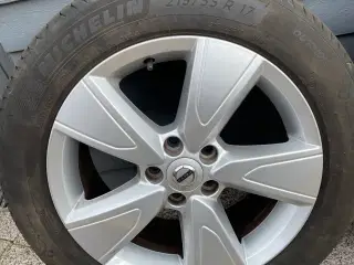 Volvo 4 stk original alu-fælge med sommerdæk