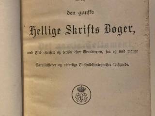 Smuk bibel fra 1906