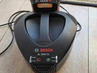 Bosch AL 3640 CV oplader + 36v 2,6 Ah batteri