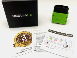 OBDLink LX Bluetooth Original for PC & Android, udviklet i USA NY 2023 VERSION
