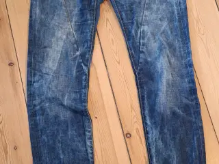 Mørkeblå Please jeans