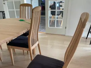 Gode højryggede spisebordsstole