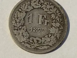1 Franc Switzerland 1877