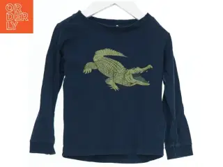 Langærmet T-shirt med krokodillemotiv fra The New (str. 92)