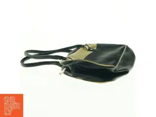 To-farvet håndtaske (str. 34 x 18 cm)