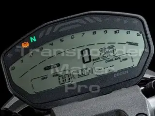 TMPro Software modul 192 - Ducati Monster dashboard MTA.